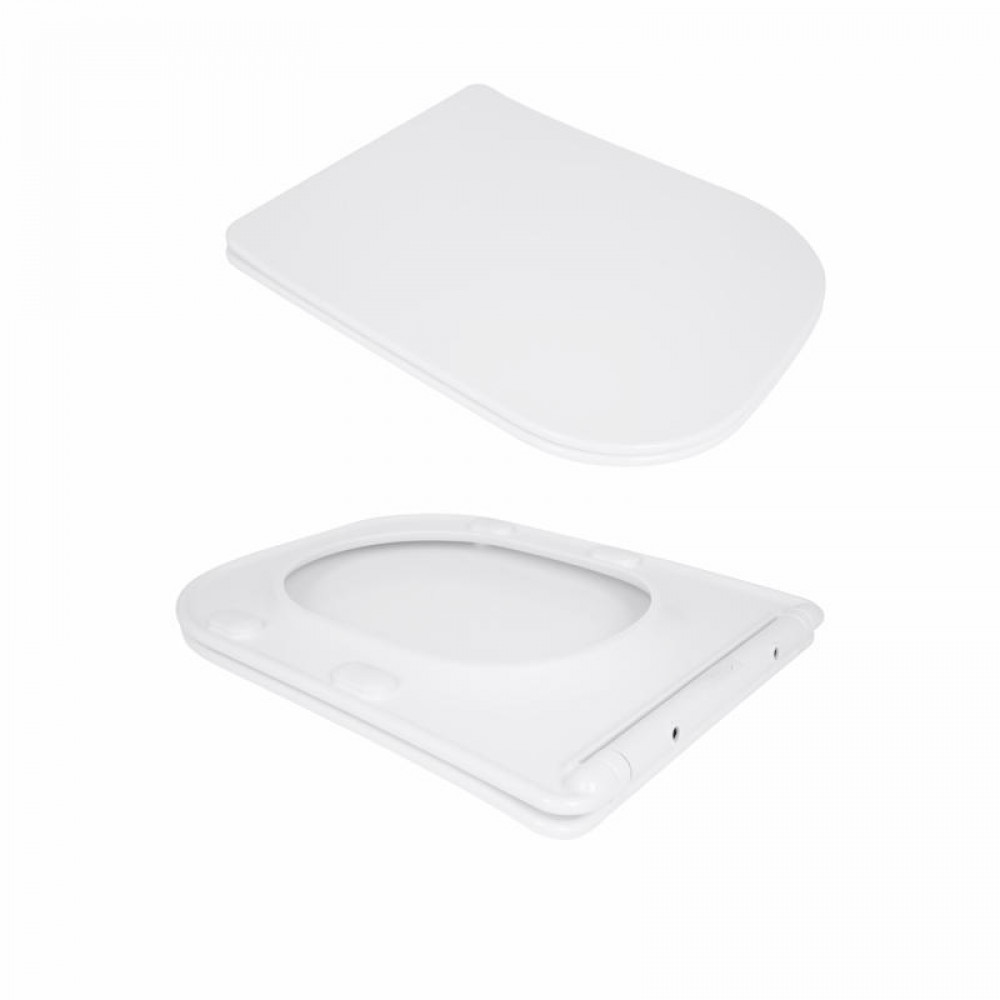Унітаз підлоговий Qtap Stork Ultra Quiet 630×350×805 мм із сидінням Soft-close, White QTSTO27W49260 SD00055384