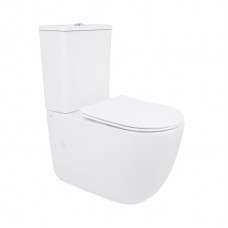 Унітаз підлоговий Qtap Leo Ultra Quiet 620×355×790 мм з сидінням Soft-close, White QTLEO27W49261