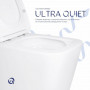 Унітаз підвісний Qtap Tern Ultra Quiet безобідковий з сидінням Soft-close WHITE QT17332303AW SD00052570