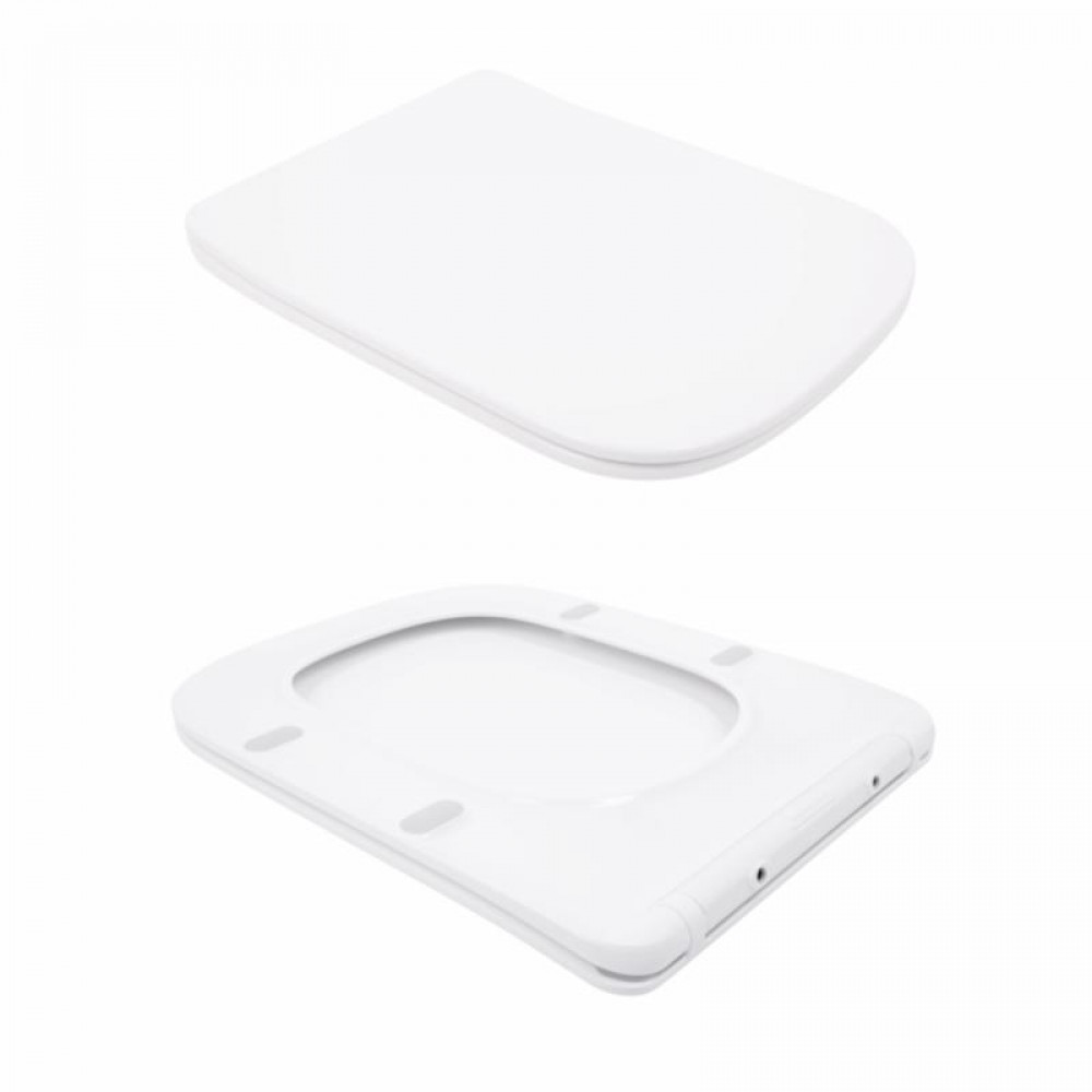 Унітаз підвісний Qtap Tern Ultra Quiet безобідковий з сидінням Soft-close WHITE QT17332303AW SD00052570