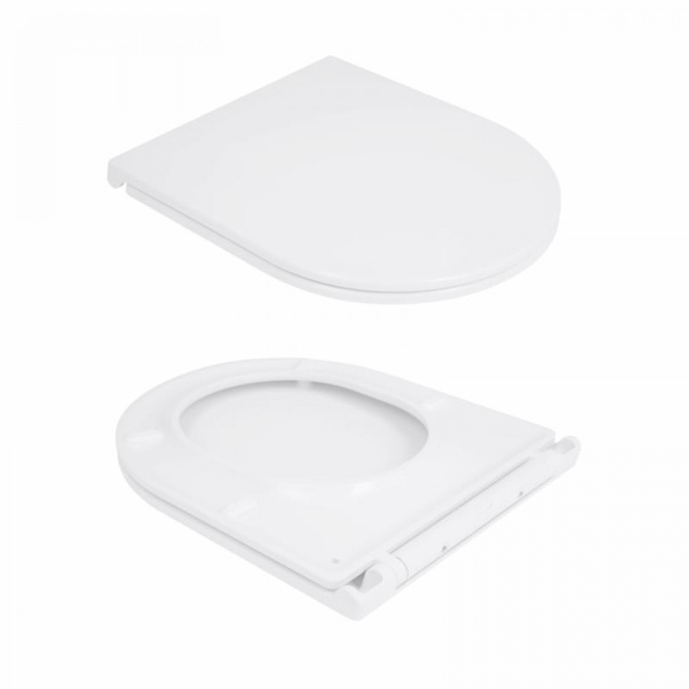 Унітаз підвісний Qtap Taurus безободковий з сидінням Soft-close QT2433084EUQW SD00051552