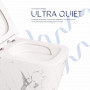Унітаз підвісний Tern Ultra Quiet 490×365×325 мм, Marble, з сидінням Slim Duroplast / Soft-close / Quick Release QT17332303ASMR SD00054291