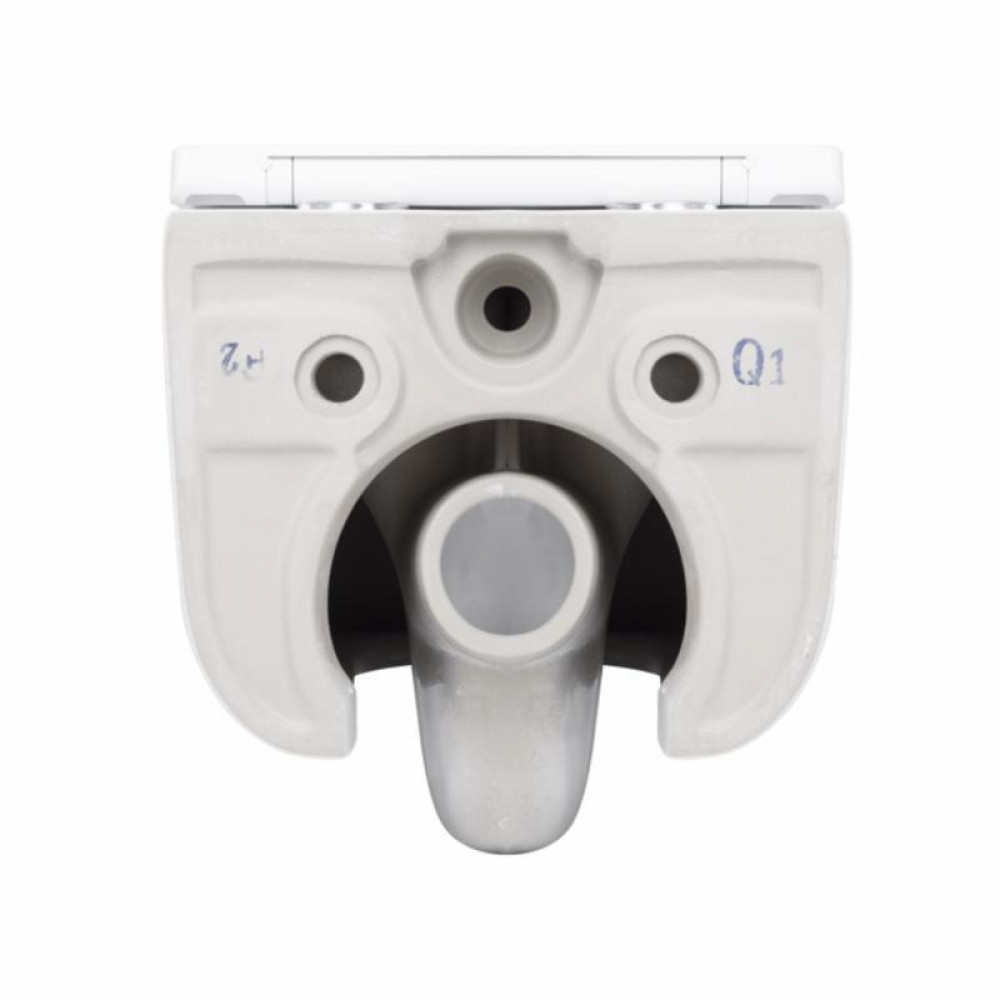 Унітаз підвісний Qtap Taurus безободковий з сидінням Soft-close QT2433084EUQW SD00051552