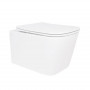 Унітаз підвісний Qtap Crow безобідковий з сідінням Soft-close QT05335171W SD00051248