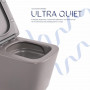 Унітаз підвісний Tern Ultra Quiet 490×365×325 мм, Stone Grey, з сидінням Slim Duroplast / Soft-close / Quick Release SD00054289