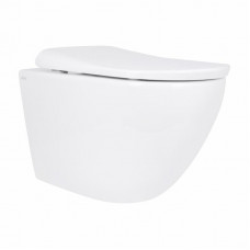 Унітаз підвісний Qtap Robin ML Ultra Quiet 490x365x325 мм, з сидінням Soft-close MagLock, White QTROBML26W49621