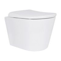 Унітаз підвісний Qtap Scorpio ML Ultra Quiet 490x365x325 мм, з сидінням Soft-close MagLock, White QTSCOML26W49622