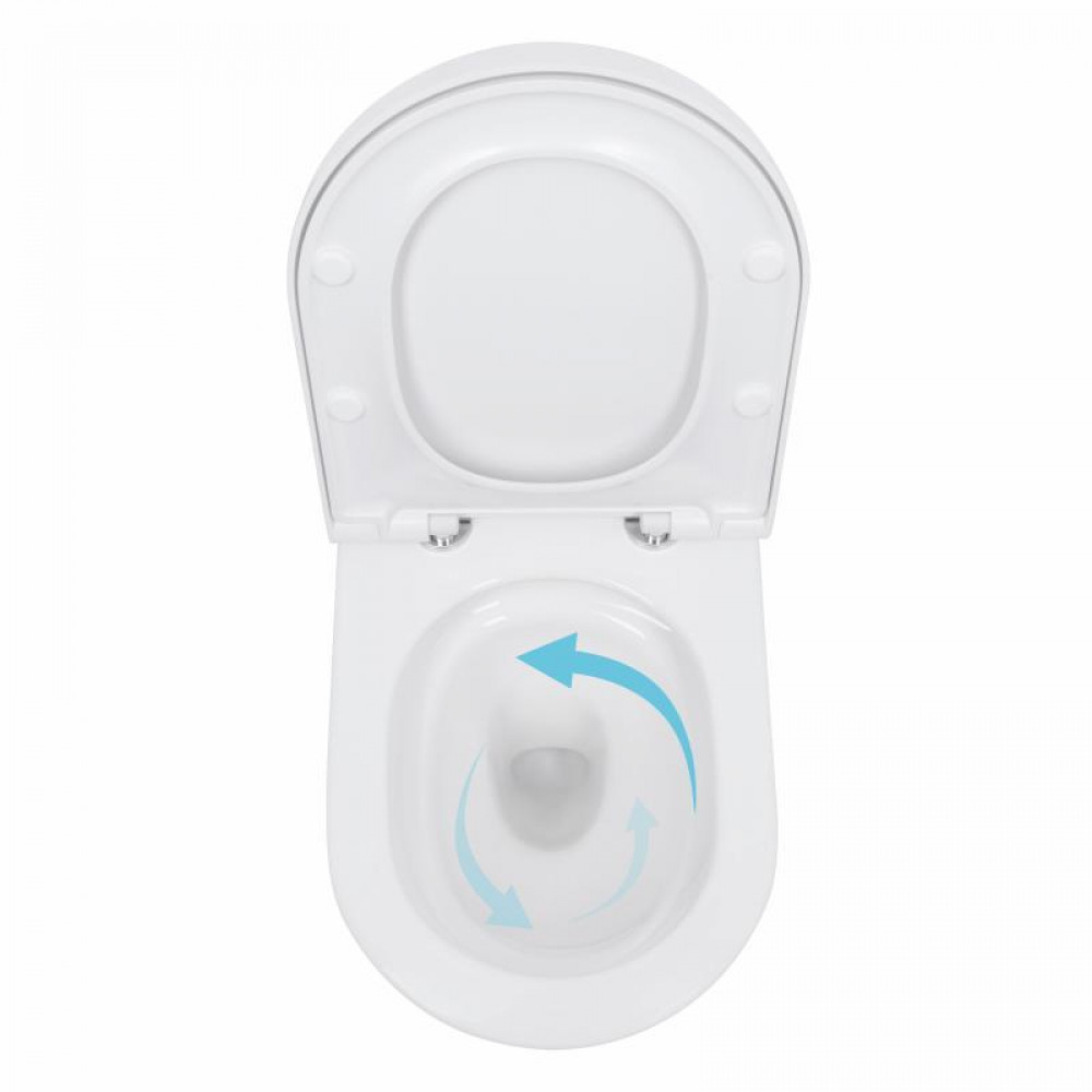 Унітаз підвісний Qtap Scorpio ML Ultra Quiet 490x365x325 мм, з сидінням Soft-close MagLock, White QTSCOML26W49622 SD00055746