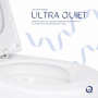Унітаз підвісний Qtap Robin ML Ultra Quiet 520x365x365 мм, з сидінням Soft-close MagLock, White QTROBML26W49623 SD00055747