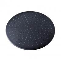 Воронка для верхнего душа Qtap Hlavova 230 мм округлая QTHLAVA228O1ZBB Black Matt