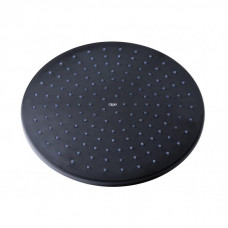 Лійка для верхнього душу Qtap Hlavova 230 мм округла QTHLAVA228O1ZBB Black Matt