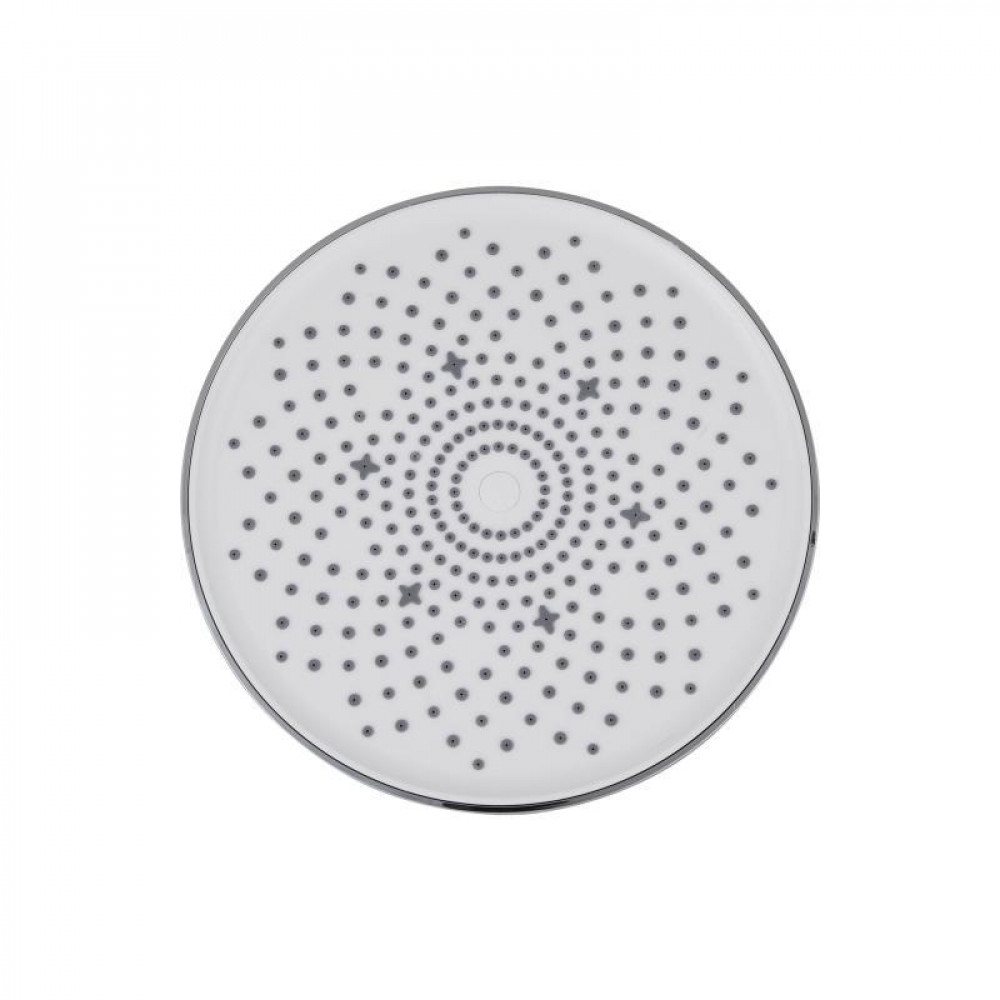 Лійка для верхнього душу Qtap Hlavova D 230 мм округла QTHLA107CRM45787 Chrome/White SD00051911