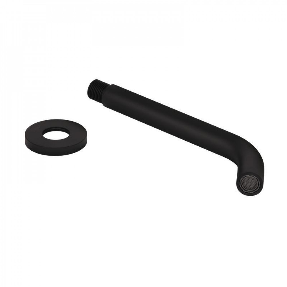 Излив для систем скрытого монтажа Qtap Vytok 200 мм округлый QTVYT246BLM45931 Black Matt SD00052055