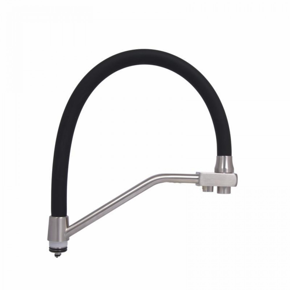 Вилив у зборі Lidz (300х280х32) для змішувача для кухні Aria 020F3 Nickel/Black LDARI3002803249336 SD00055460