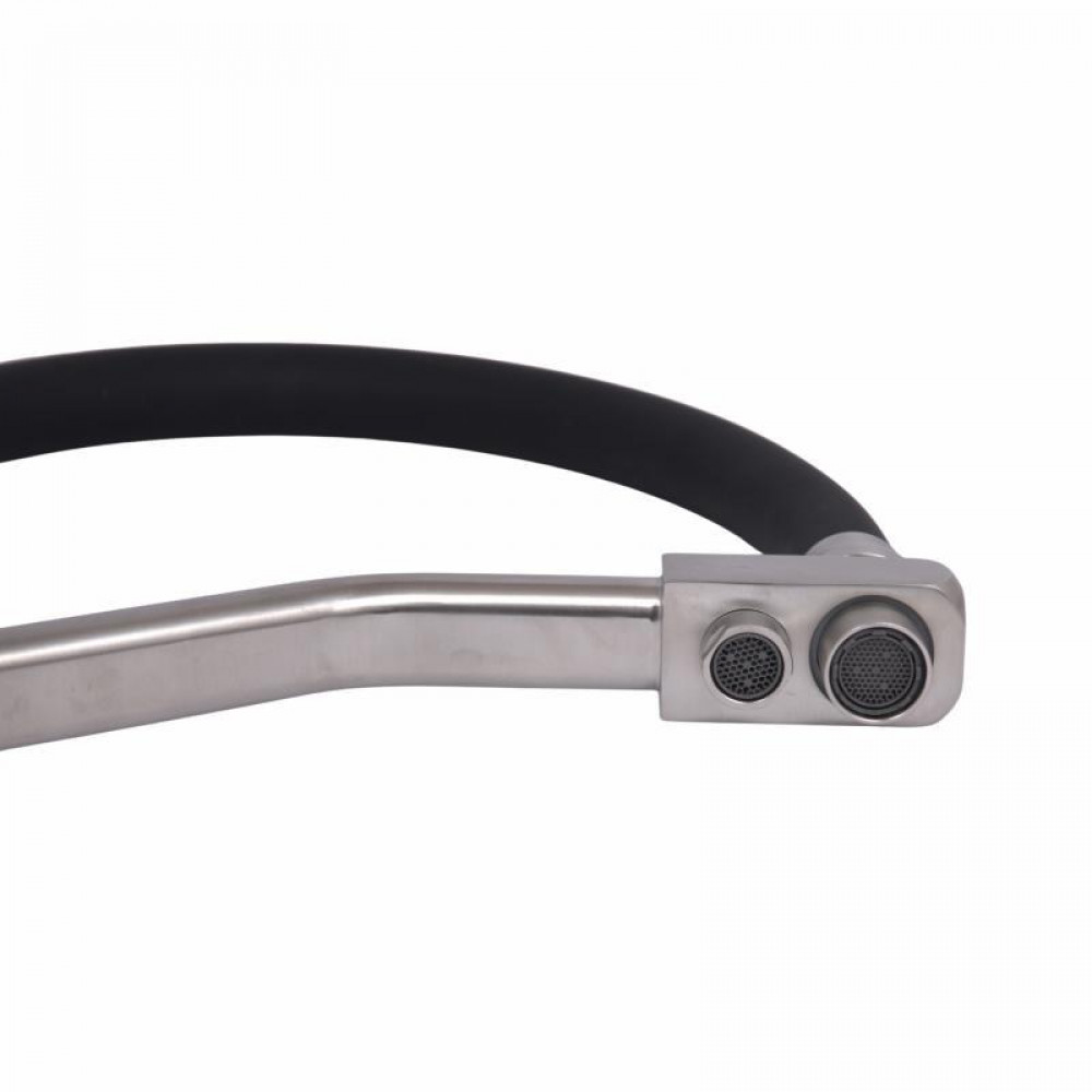 Вилив у зборі Lidz (300х280х32) для змішувача для кухні Aria 020F3 Nickel/Black LDARI3002803249336 SD00055460