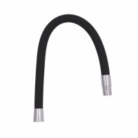 Вилив Qtap (575х26,5х26,5) для змішувача для кухні з підключенням питної води Vlasta New Chrome QTVLA575265265CRM49672