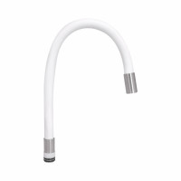 Вилив у зборі Lidz (270х220х24), 515 мм для змішувача для кухні Aria, Vida 015F3 White LDARIVID2702202449391