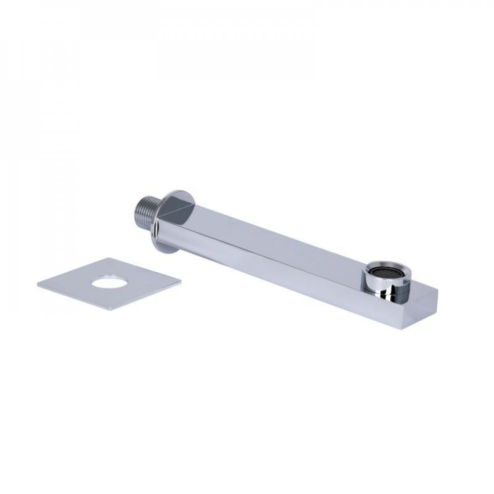 Вилив для систем прихованого монтажу Qtap Vytok 180 мм прямокутний QTVYT246CRM45932 Chrome SD00052056