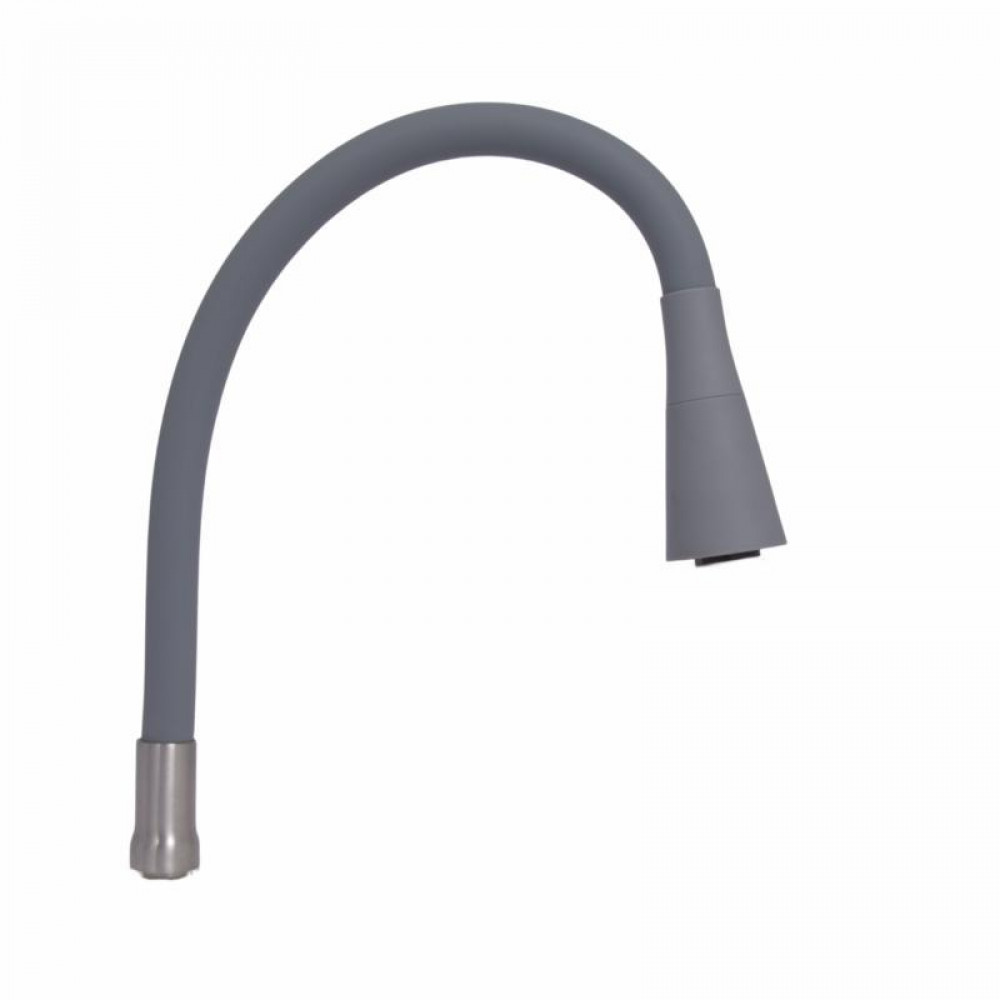 Вилив у зборі з аератором Lidz (270х240х47) для змішувача для кухні Aria 015F31 Nickel/Grey LDARI2702404749340 SD00055464