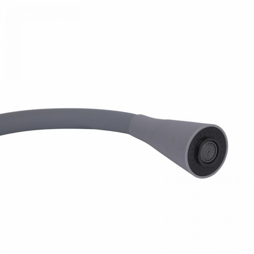 Вилив у зборі з аератором Lidz (270х240х47) для змішувача для кухні Aria 015F31 Nickel/Grey LDARI2702404749340 SD00055464