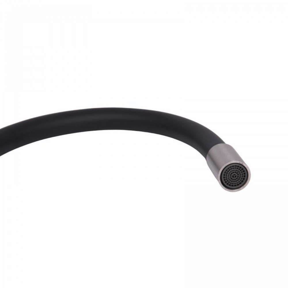 Вилив у зборі Lidz (270х220х24), 515 мм для змішувача для кухні Aria, Vida 015F3 Black LDARIVID2702202449392 SD00055516