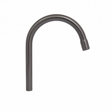 Вилив Qtap (280х240х24) для змішувача для кухні з висувним виливом Vlasta New Gunmetal Black PVD QTVLA28024024GMB49671