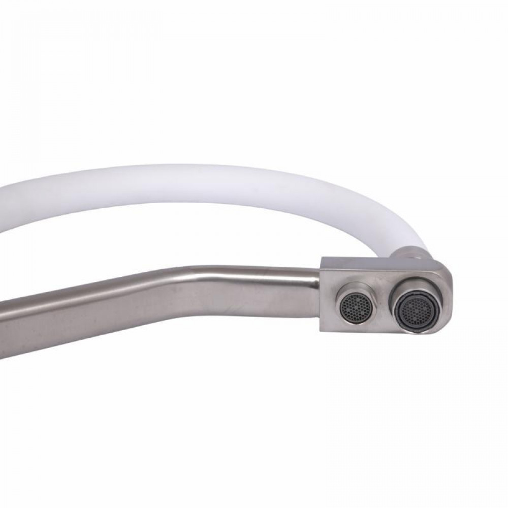 Вилив у зборі Lidz (330х265х35) для змішувача для кухні Aria 020F3 Nickel/White LDARI3302653549380 SD00055504