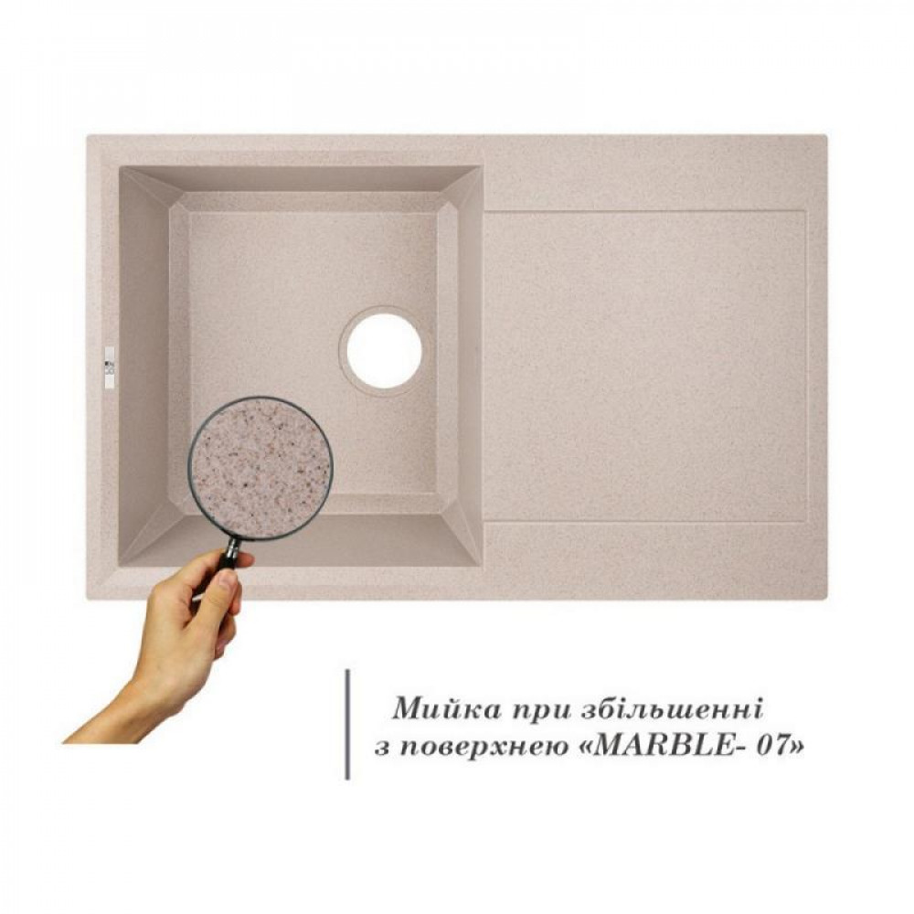 Кухонна мийка Lidz 790x495/230 MAR-07 (LIDZMAR07790495230) SD00039804