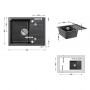 Кухонна мийка Lidz 650x500/200 GRF-13 (LIDZGRF13650500200) SD00043273
