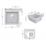 Кухонна мийка Lidz 460х515/200 GRA-09 (LIDZGRA09460515200) SD00042419