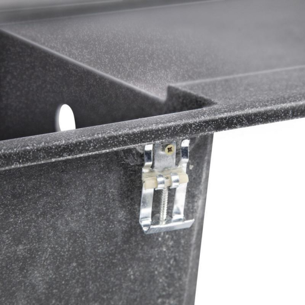 Кухонна мийка Lidz 790x495/230 BLA-03 (LIDZBLA03790495230) SD00039801