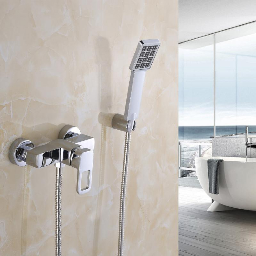 Змішувач для душу Lidz Wawel 010 (з душовим гарнітуром) (k40) LDWAW010CRM45390 Chrome SD00051514