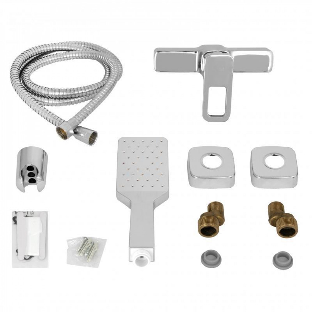 Змішувач для душу Lidz Wawel 010 (з душовим гарнітуром) (k40) LDWAW010CRM45390 Chrome SD00051514