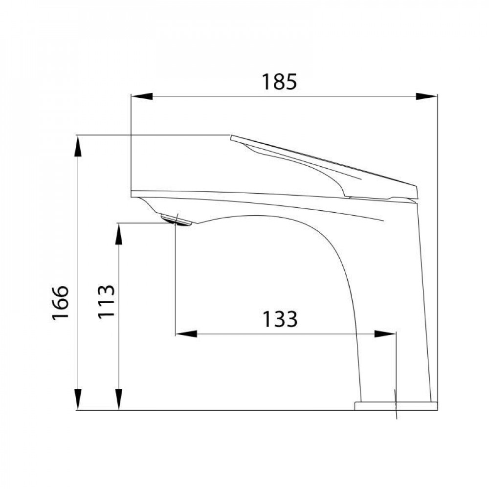 Смеситель для раковины Qtap Vlasta New QTVLA270GMB45641 Gunmetal Black PVD SD00051765