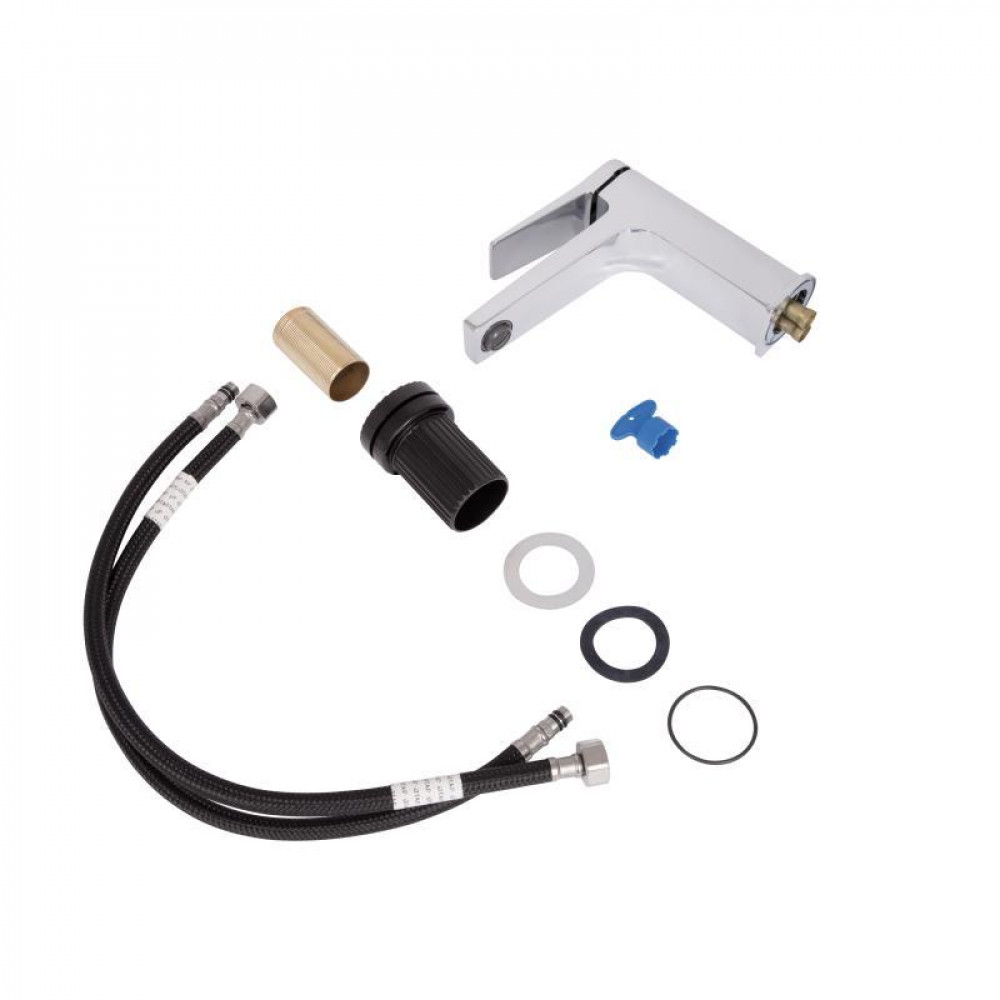 Змішувач для раковини низький Qtap Nando QTNAN270CRM48649 Chrome SD00054773