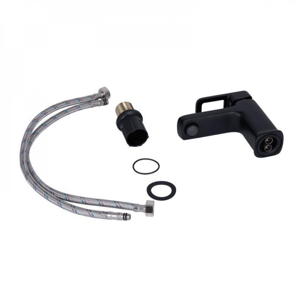 Змішувач для раковини Lidz Wawel 001 (k35) LDWAW001BLA45392 Black SD00051516