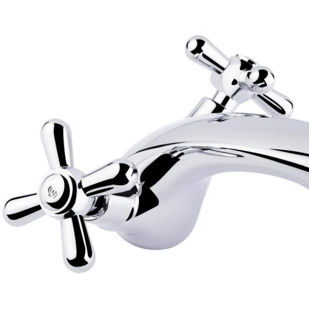 Змішувач для раковини Lidz Dominox 161 двохвентильний LDDOM161CRM35532 Chrome SD00041635