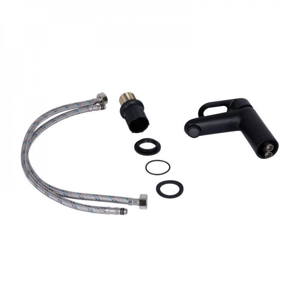 Змішувач для раковини Lidz Latwa 001 (k35) LDLAT001BLA45418 Black SD00051542