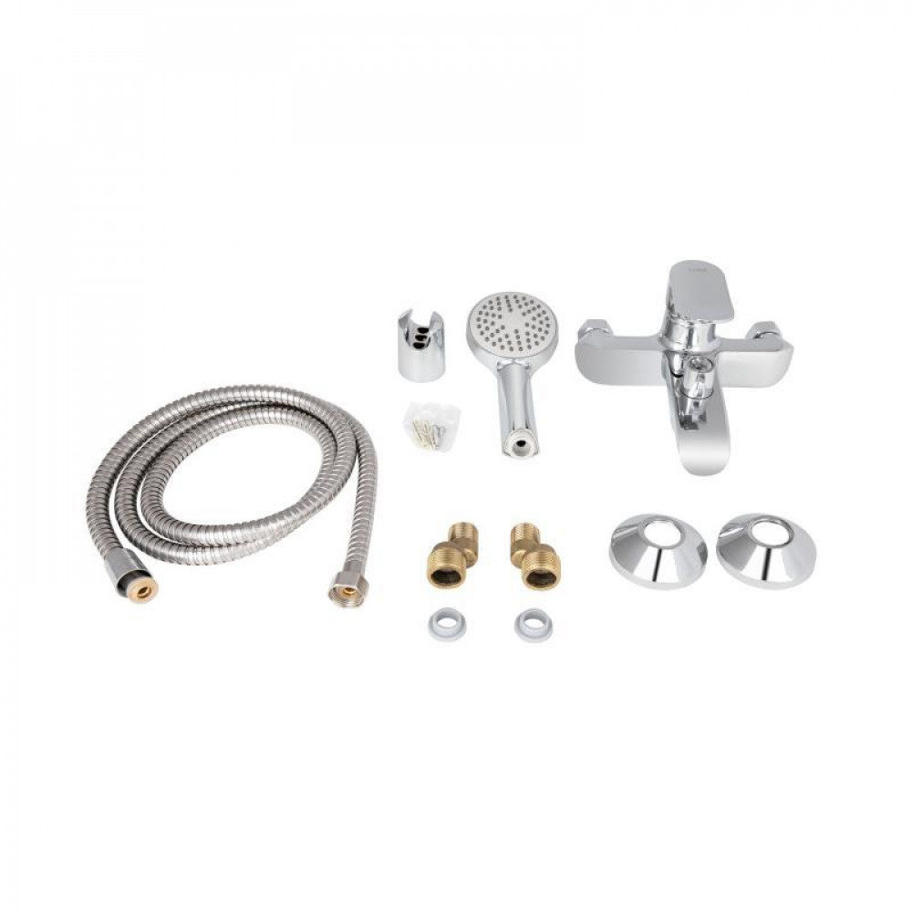Змішувач для ванни Lidz Wieza 006 (з душовим гарнітуром) (k35) LDWIE006CRM45410 Chrome SD00051534