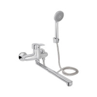 Смеситель для ванны Lidz 43 79 0051 с поворотным изливом (с душевым гарнитуром) (k40) LD43790051CRM35128 Chrome