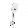 Смеситель для ванны Qtap Gemini (с душевым гарнитуром) QTGEM259CRW45683 Chrome/White SD00051807
