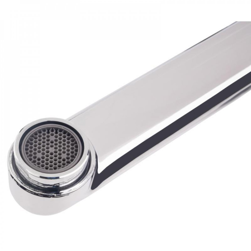 Змішувач для ванни Lidz Dominox 143 з поворотним виливом двохвентильний (з душовим гарнітуром) LDDOM143CRM35530 Chrome SD00041633