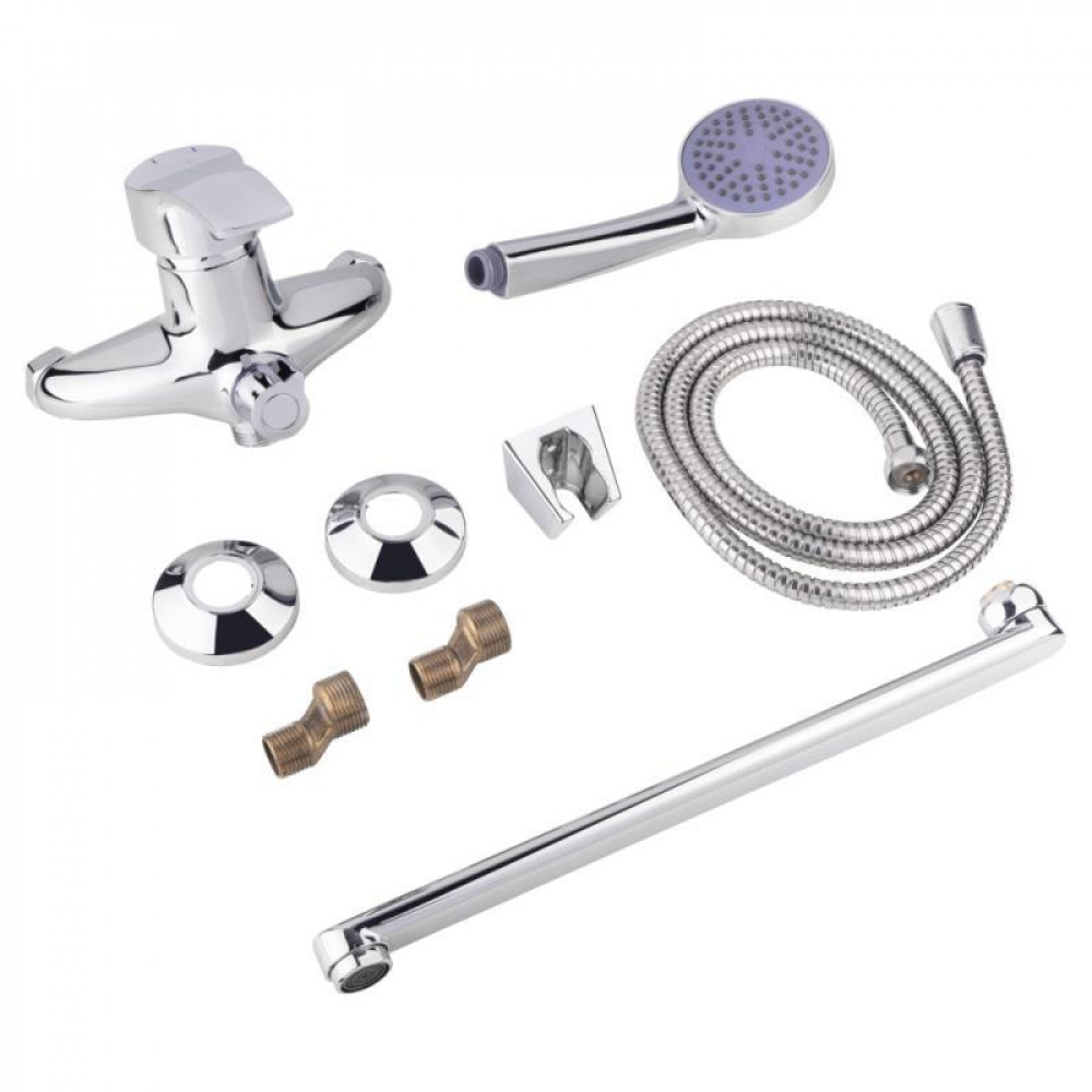 Змішувач для ванни Lidz Anny 005 з поворотним виливом (з душовим гарнітуром) (k40) LDANN005CRM35120 Chrome SD00041224