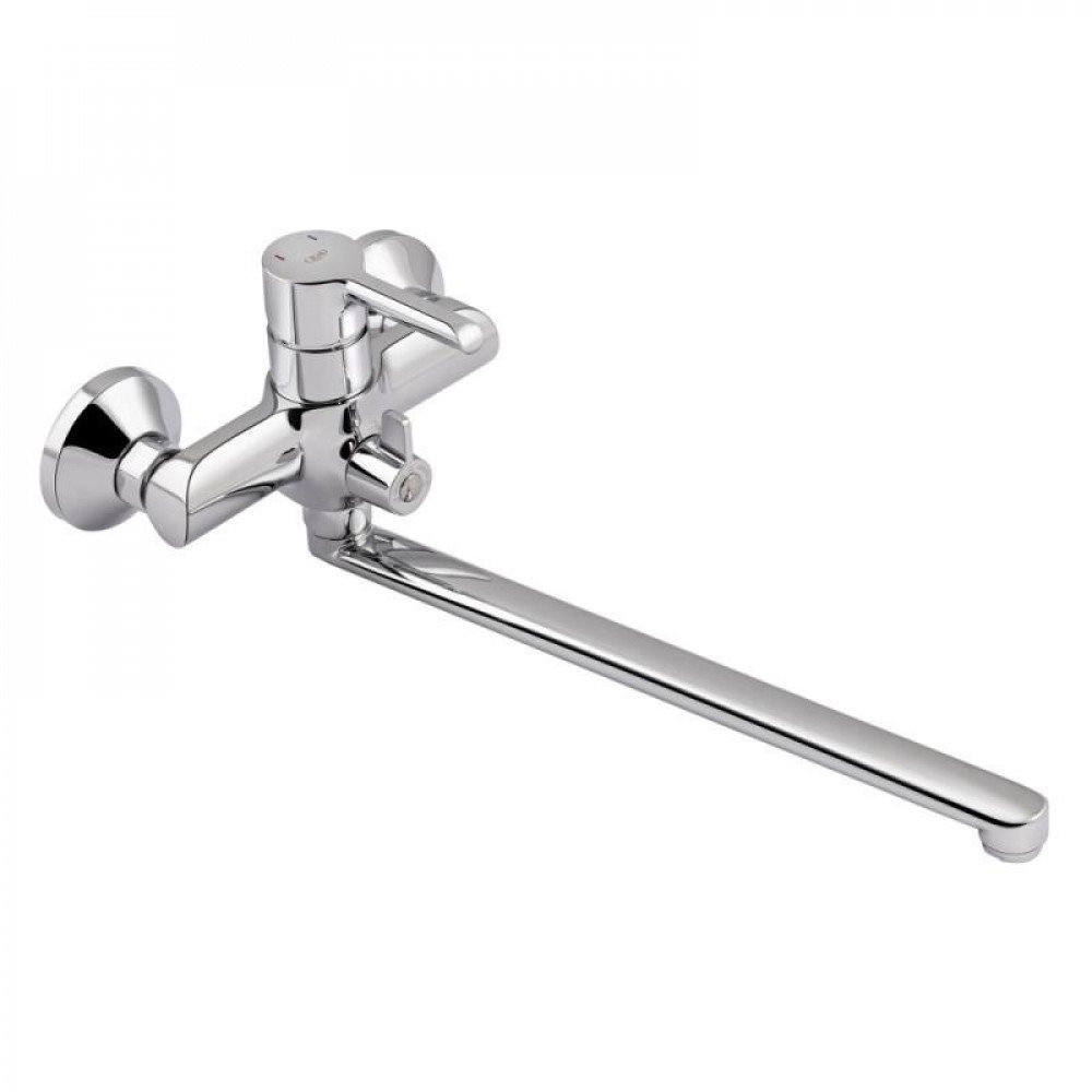 Смеситель для ванны Qtap Grand с поворотным изливом (с душевым гарнитуром) QTGRACRM005 Chrome SD00039602