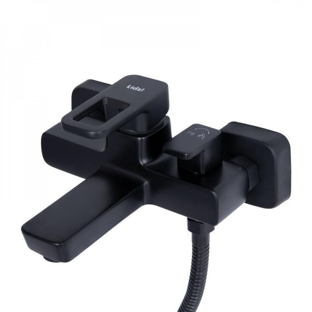 Змішувач для ванни Lidz Wawel 006 (з душовим гарнітуром) (k35) LDWAW006BLA45393 Black SD00051517