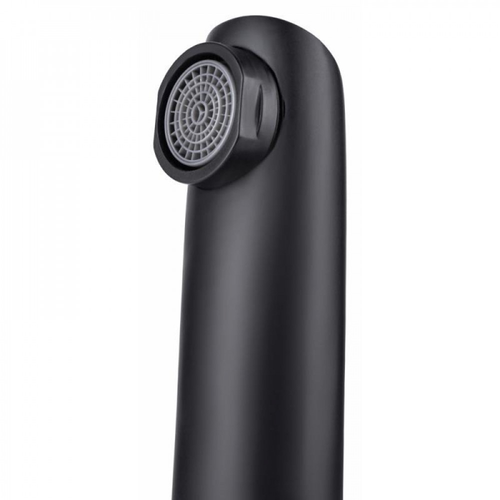 Смеситель для ванны Lidz Nicole 006 с поворотным изливом (с душевым гарнитуром) (k35) LDNIC006BLA35180 Black SD00041284