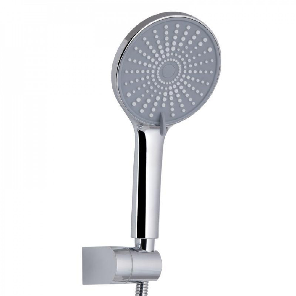 Змішувач для ванни Qtap Leo New з довгим поворотним виливом (з душовим гарнітуром) QTLEO2601CRM45562 Chrome SD00051686