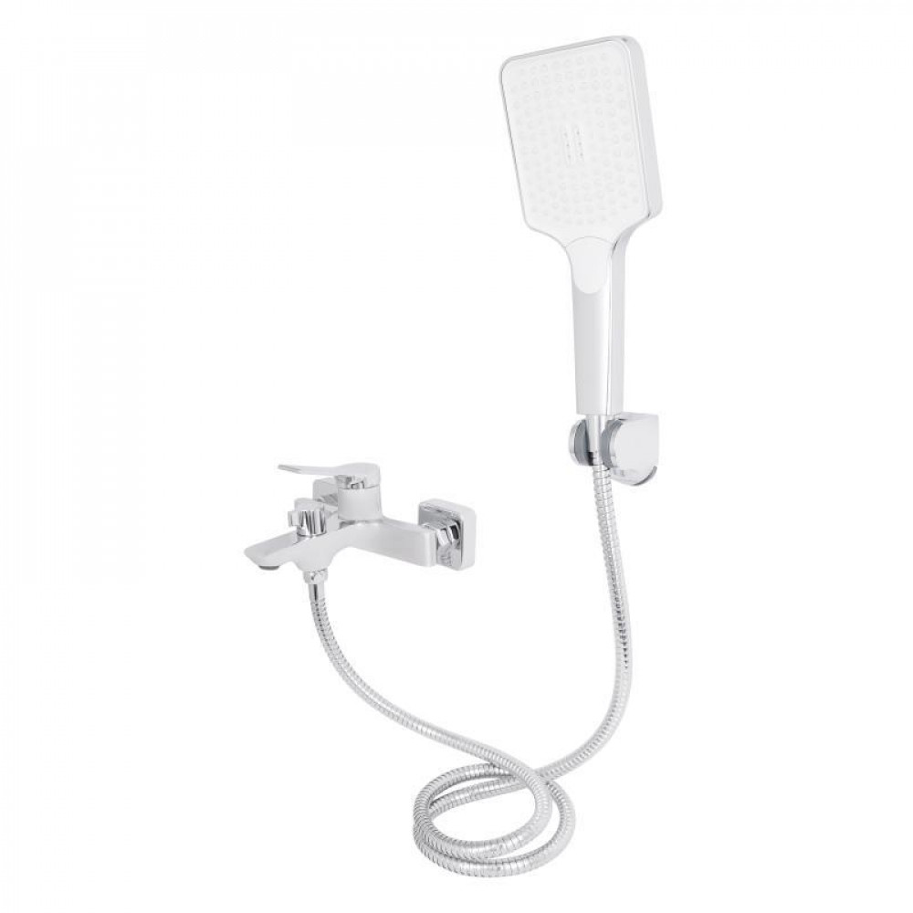 Змішувач для ванни Qtap Arvin з душовим гарнітуром QTARV259CRM48640 Chrome SD00054764