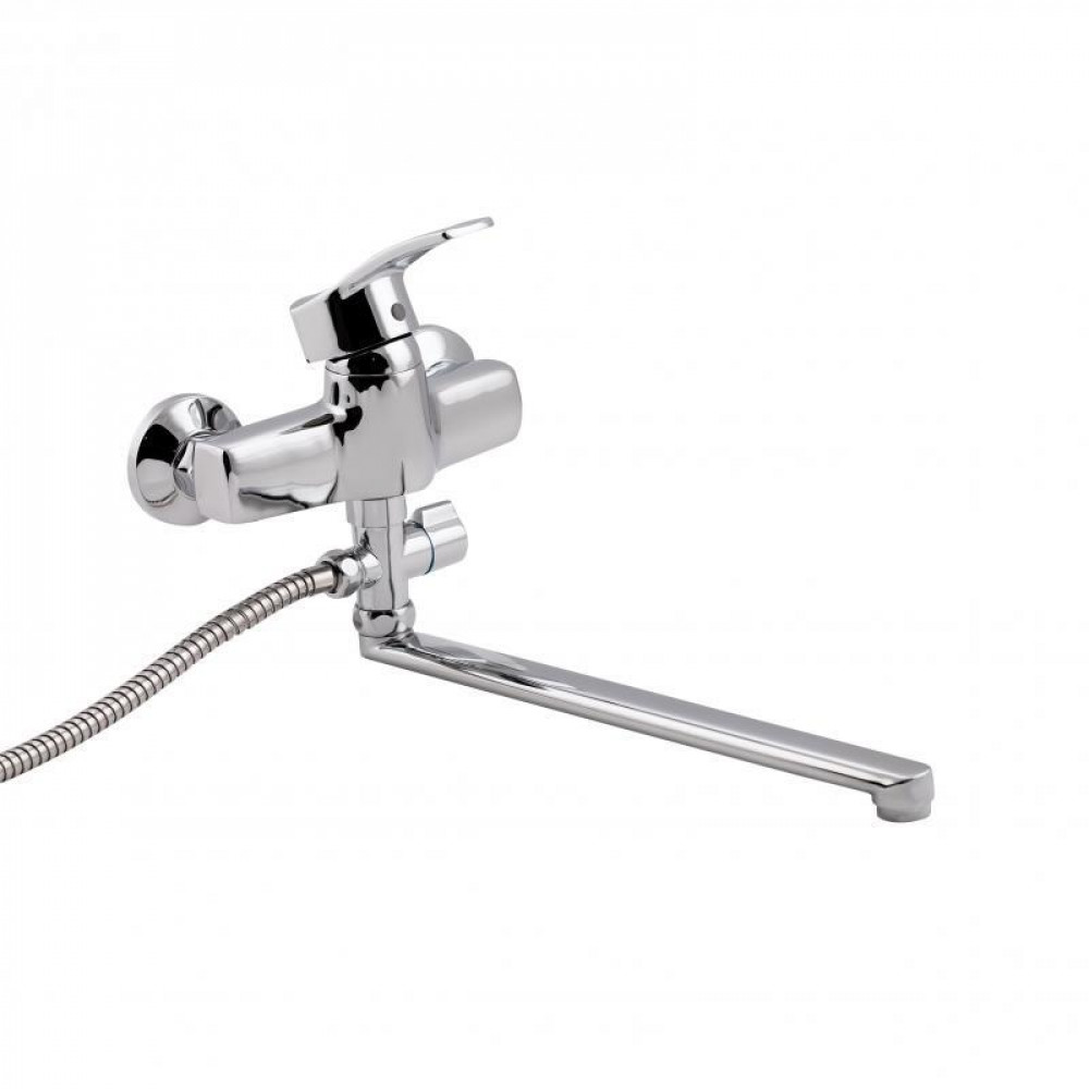 Змішувач для ванни Lidz Anny 005C2 з поворотним виливом (з душовим гарнітуром) (k40) LDANN005C2CRM35102 Chrome SD00041207