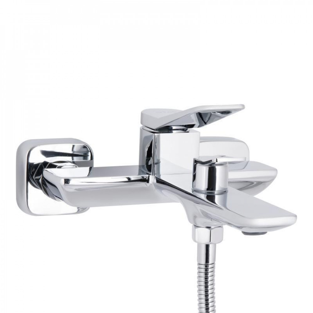Змішувач для ванни Qtap Presto (з душовим гарнітуром) QTPRE259CRM45574 Chrome SD00051698
